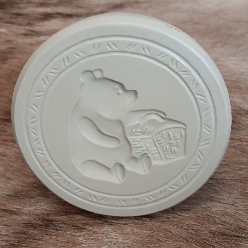 Vintage Disney Winnie the Pooh 1997 Brown Bag Cookie Art cookie stamp